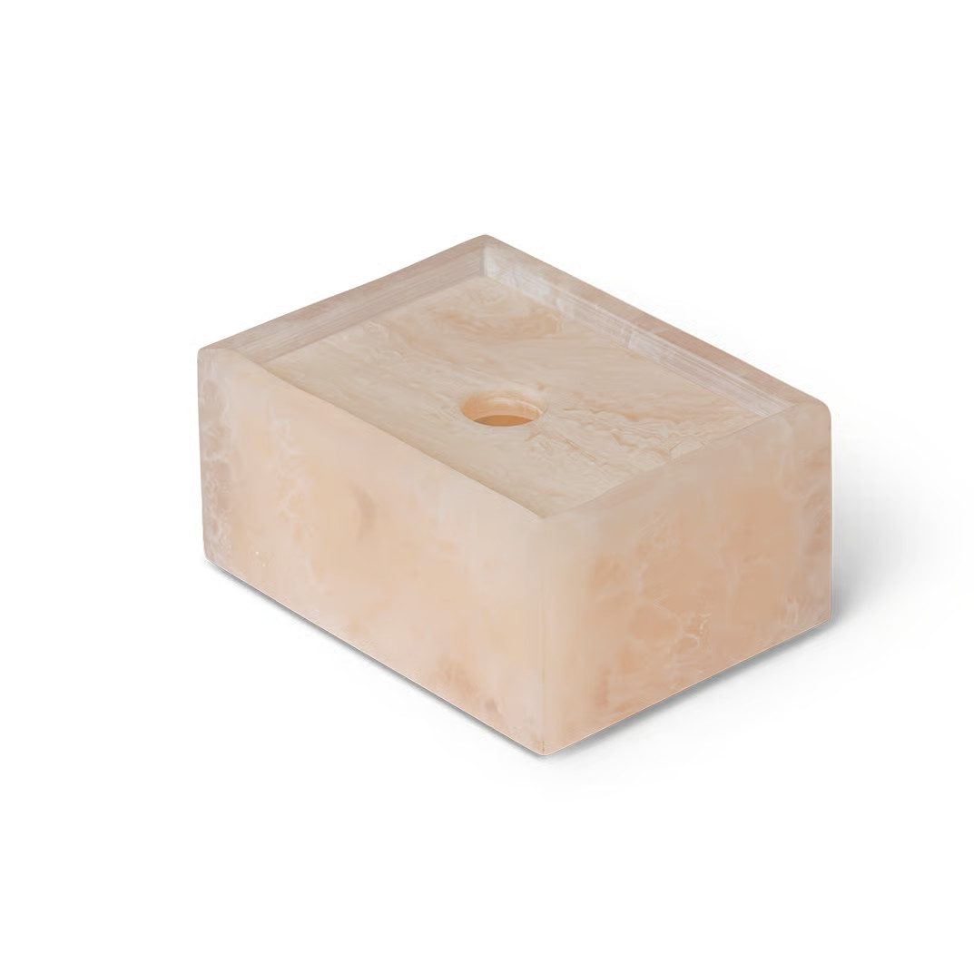 Ferm Living Mist opbergdoos Pearl, B: 7,5 cm, D: 10 cm, H: 10 cm