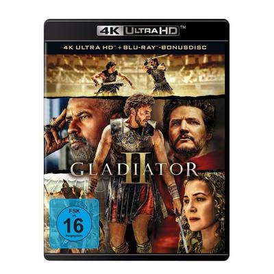 Gladiator II (4K Ultra HD) (+ Bonus-Blu-ray), Blu-ray 4K