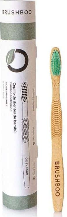 Brushboo Cepillo Bambú Adulto Esmeralda 1 ud