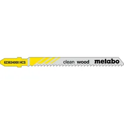 Metabo Stichsägeblätter clean wood 74 mm HCS - 623634000