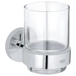 GROHE Glashalter Essentials Chrom Metall, Glas 40447001