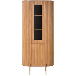 Vitrine Mango 80x45x180 natur lackiert BARCELONA #544