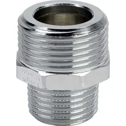 Rotguss-Gewindestutzen 3247 1x3/4" verchromt