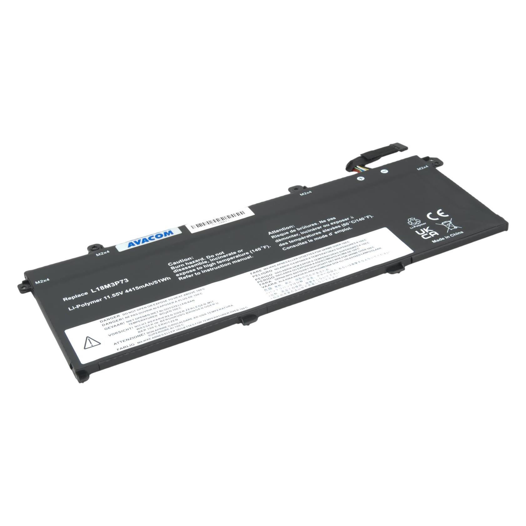 Avacom Náhradní baterie Lenovo ThinkPad T490 Li-Pol 11,55V 4415mAh 51Wh (4415 mAh) (NOLE-T490-57P)