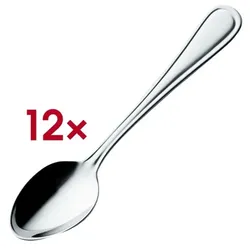 Solex 12er Pack Kaffee-/Teelöffel »Selina« silber