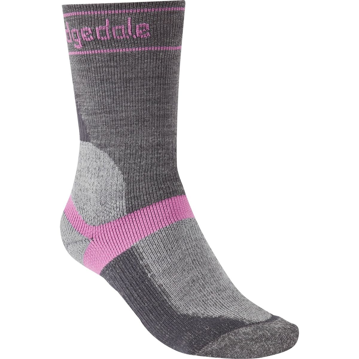 Bridgedale Mtb/Gravel Heavyweight Merino Sport Boot grey/pink (823) S 710354-823-S