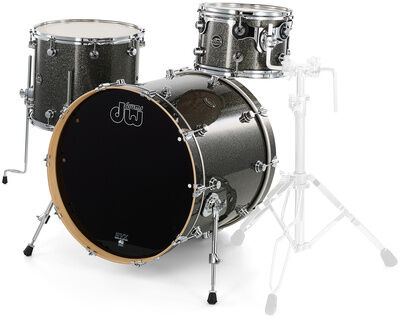 DW Performance Rock 22 Pewter Pewter Sparkle