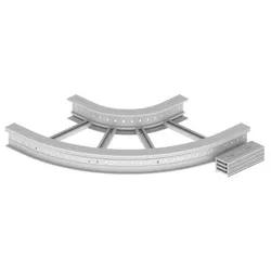 Unex Flachbogen 45 Grad 67626-44