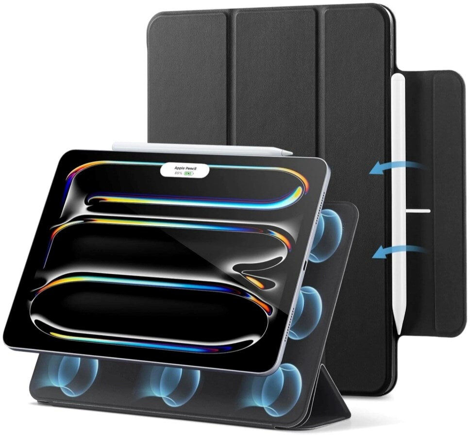 iPad Pro 11" (2025 / 2024) ESR Flip Cover - Magnetisk - Sort