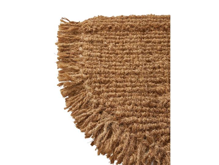 Fussmatte, braun (natur), B:45cm H:20mm L:75cm, Teppiche, Fussmatte