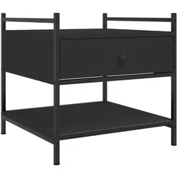 vidaXL Couchtisch Schwarz 50x50x50 cm Holzwerkstoff