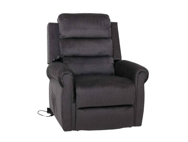 PROREGAL® Massagesessel Fernsehsessel mit Massagefunktion, HxBxT 138x86x168 cm, Sitzhöhe 49 cm, Heiz- und Massagefunktion, integrierte Aufstehhilfe, Liegefunktion