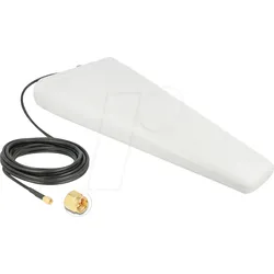 DELOCK 12002 - Antenne, GSM, UMTS, Bluetooth, WLAN, SMA Stecker, weiß
