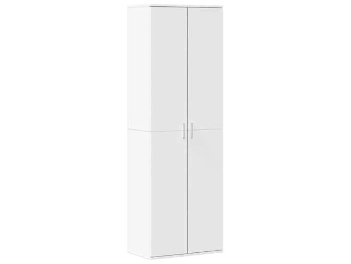 HGFDVCMR Highboard Weiß 60x35x180 cm Holzwerkstoff Schrank Elegantes Standregal für Schlafzimmer und Wohnzimmer. Vielseitiger Schrank mit geschlossenen Türen für Schutz vor Staub.
