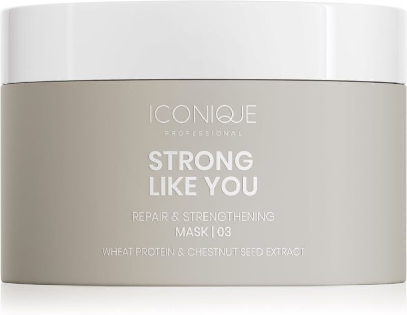 ICONIQUE Professional STRONG LIKE YOU Repair & Strengthening masque régénérant pour cheveux abîmés 200 ml