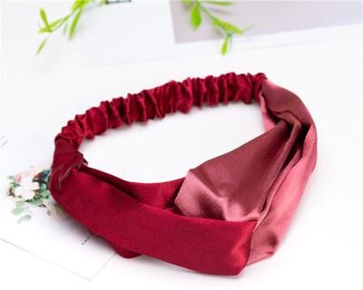 Multisell Products Hub Bohemian Hair Bands For Women Girls, Print Headbands, Retro Cross Turban Bandanas Headwrap c