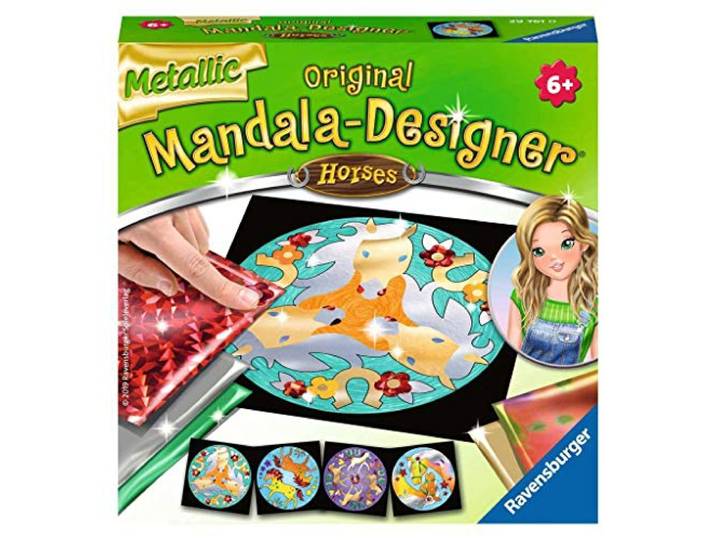Ravensburger 297610 Mandala Designer Metallic Foil Horses