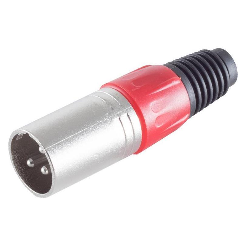Shiverpeaks S/CONN maximum connectivity XLR-Stecker, rot (55002-R)