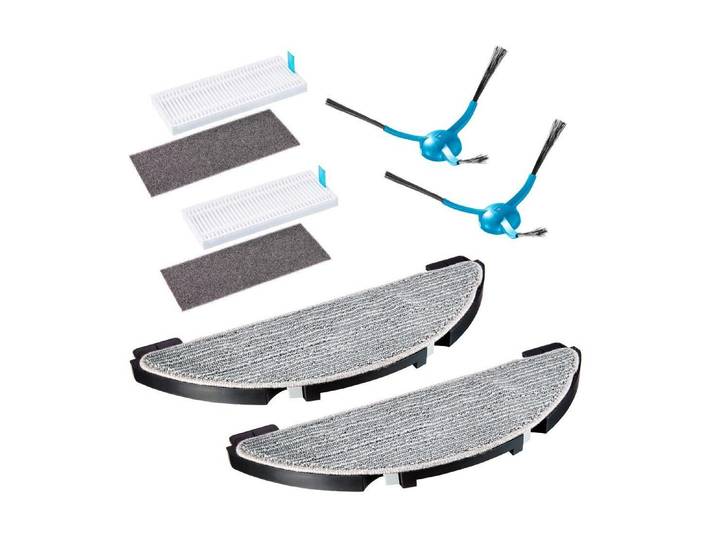 MEDION Saugroboter Zubehör-Set zu MD 11415 6-teilig , grau (bunt), Staubsaugerdüsen, Saugroboter Zubehör-Set