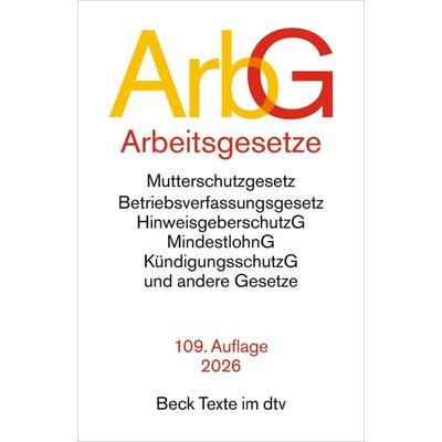 Arbeitsgesetze, Taschenbuch von , dtv, 978-3-423-53350-8