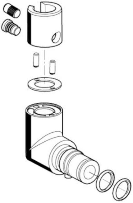 Schell VITUS angle de sortie pour robinetterie lavabo AP (247680699)