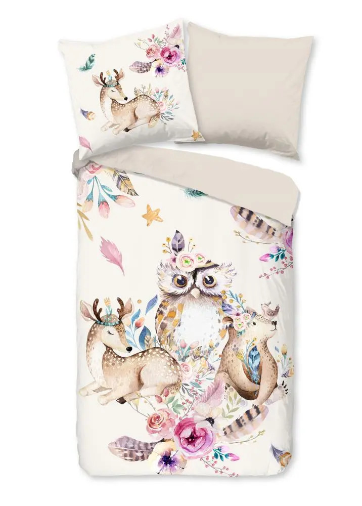 Pure Kinderdekbedovertrek Meandra - Multi - 135 x 200 cm - 100% Polyester