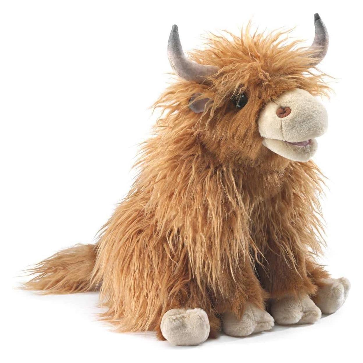 Folkmanis Handpuppe Schottisches Hochlandrind (3167)
