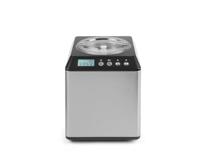 HENDI Eiscreme-Maschine, Eismaschine, Speiseeisbereiter, Eisbehälter 2L, Temperaturbereich: -10°C bis -35°C, Kältemittel R600a, 230V, 180W, 272x315x(H)362, Edelstahl