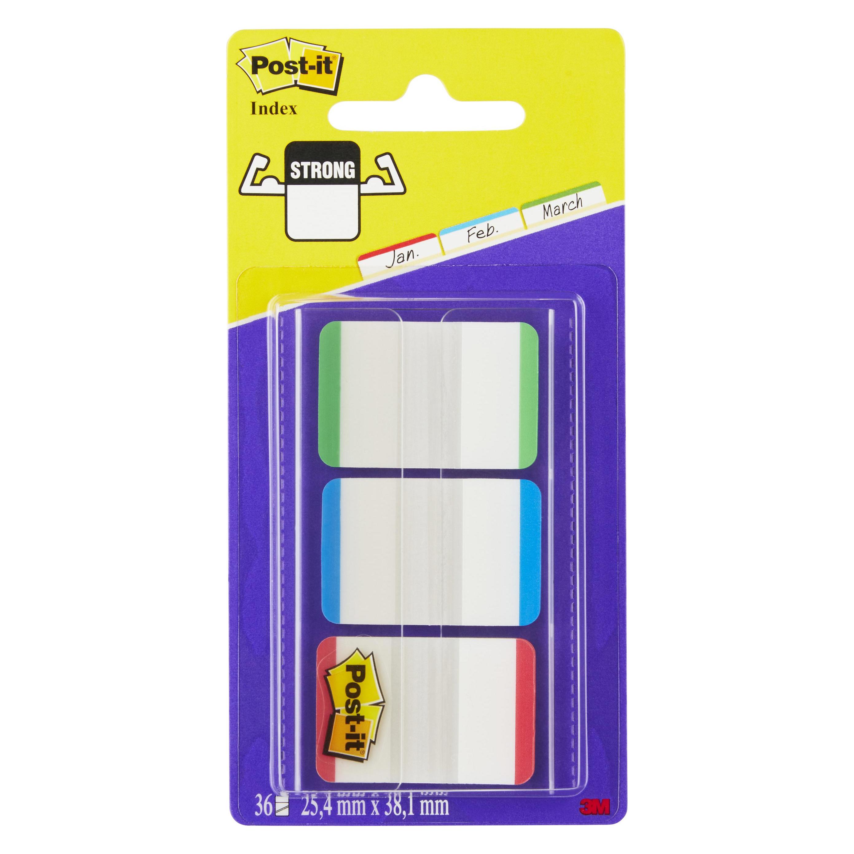 Post-it Index Strong (38 x 25.40 mm) (686L-GBR)