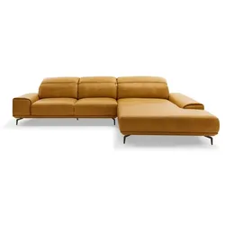 Musterring Ecksofa MR 2490 Leder Kurkuma 342 x 207 cm