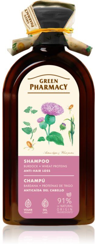 Green Pharmacy Greater Burdock Shampoo shampoing anti-chute 350 ml
