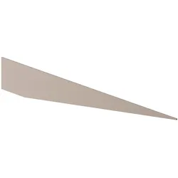 Schlüter Systems WASHBASINPROFILE-WS Gefällekeile rechts und links inkl. Dekorprofil passend zu Waschtisch KERDI-BOARD-WS Aluminium TSC - Strukturbeschichtet Creme