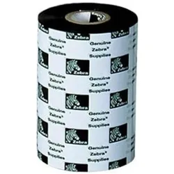 Zebra, Beschriftungsband, 5319 Wax Farbband (11 cm, Schwarz, Schwarz)