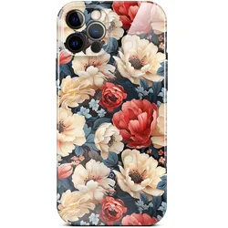 ONEFLOW Flower Cover iPhone 12 Pro Blumen Muster