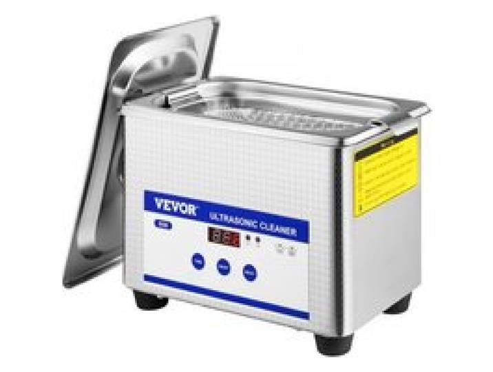 VEVOR Machine de Nettoyage à Ultrasons 0,8 L, Professionel Nettoyeur à Ultrasons Écran Affichage LED, Nettoyeur Ultrasons Acier Inoxydable pour Le Nettoyage des Bijoux Pièces de Monnaie Lunettes