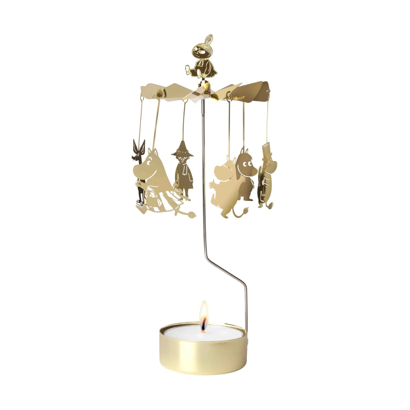 Pluto Design Mumin familie engelspel XL Goud