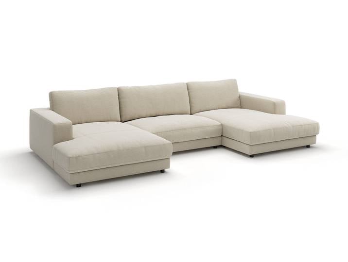 Candy High End 2.0 Wohnlandschaft Cord/Tonnentaschenfederkern