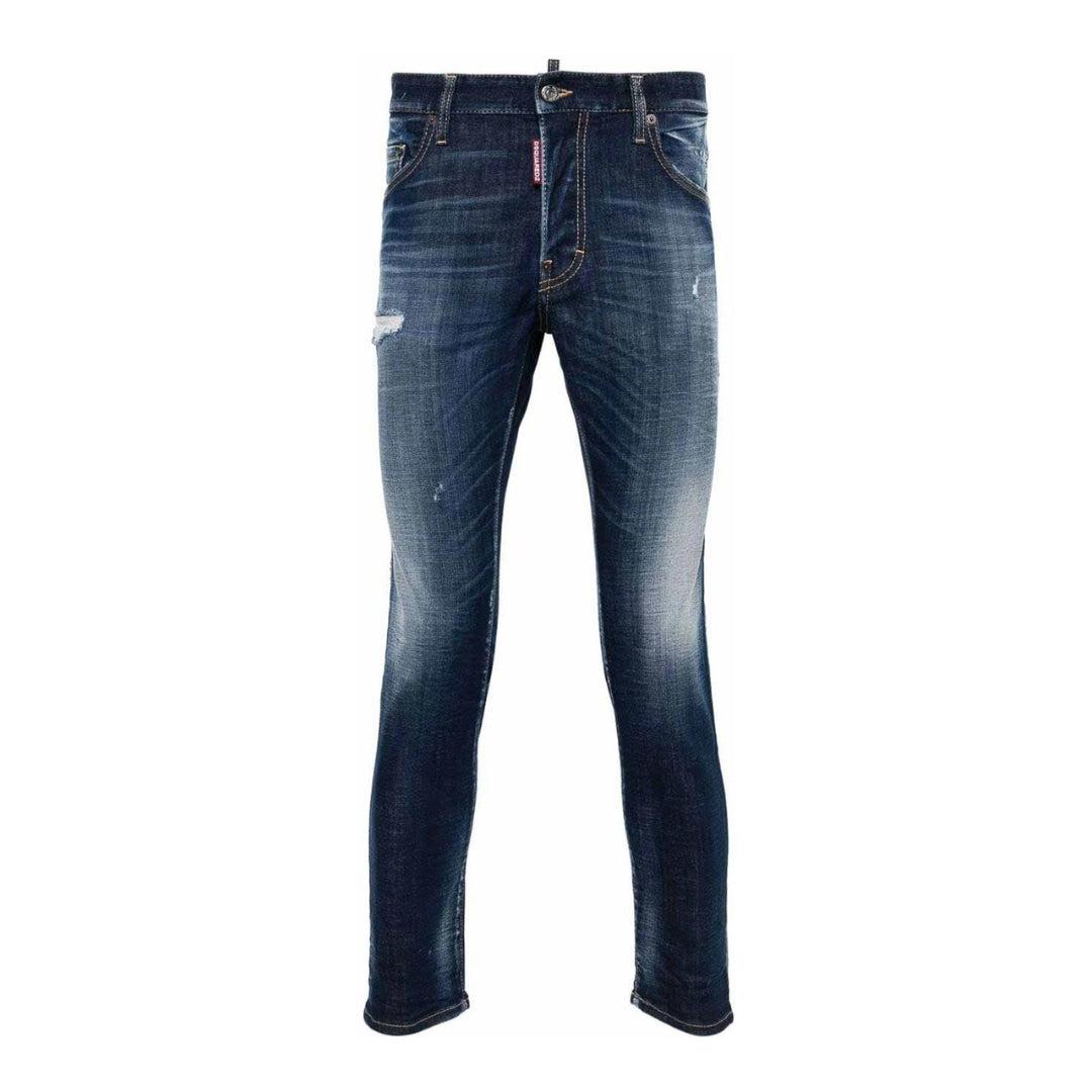 Dsquared2 Dunkelblaue Skater-jeans