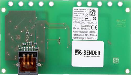 Bender RFID117-L1 eMobility RFID-Karten-Leser