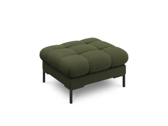 Pouf en tissu structurel vert