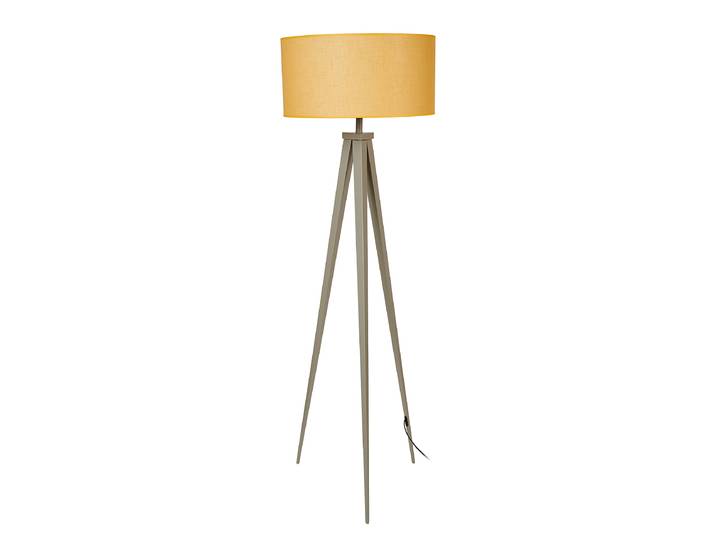 Lampadaire Meren 50 x 152 x 50cm Jaune/Gris/Jaune/Gris Tissu mélangé E27
