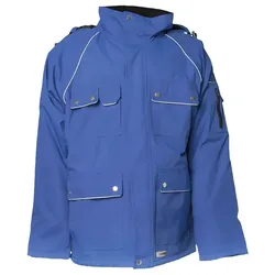 Winter-Parka "CANVAS 320" - L - kornblau