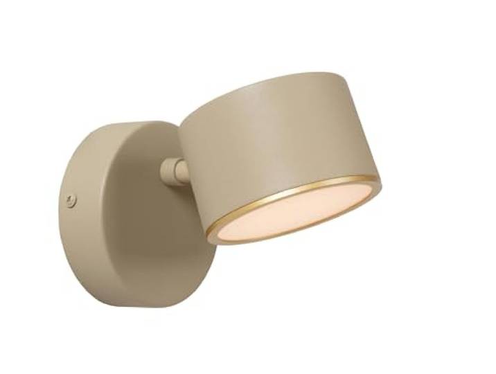 LUCIDE GIAN - Wandleuchte - LED Dim. - 1x9W 2700K - Taupe
