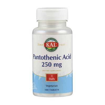 Pantothensäure Vitamin B5 250 mg KAL Tabletten 100 St