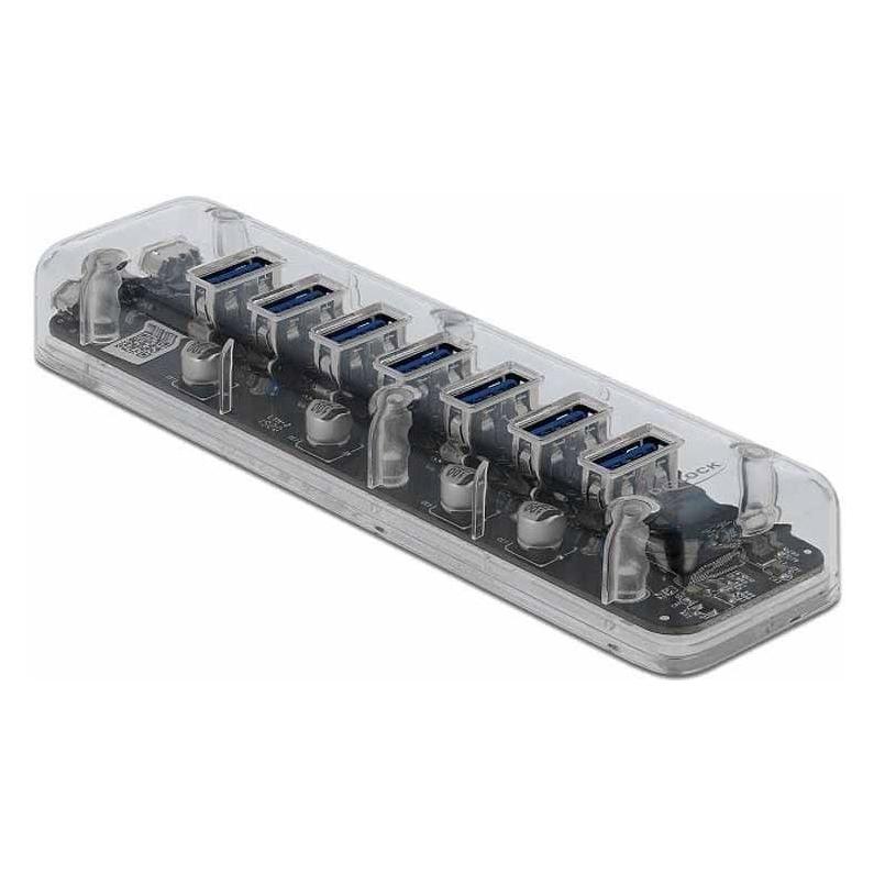 Delock Externer USB 3.0 Hub (Micro USB, 7 Ports) (64088)