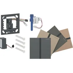 Geberit Typ 40 UR-Strg., eckig, elektron. Sp. Netz.-Betr., kundenspez., galva/la...