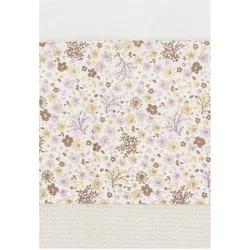 Jollein, Fixleintuch Babybett, Blumenfeen-Bettlaken 75x100 (75 x 100 cm)