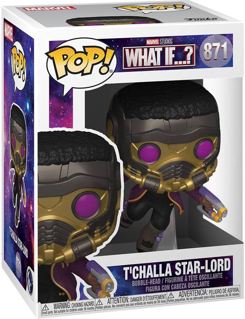 Funko Pop! Marvel What If...? - T'Challa als Star-Lord - Vinyl figuur