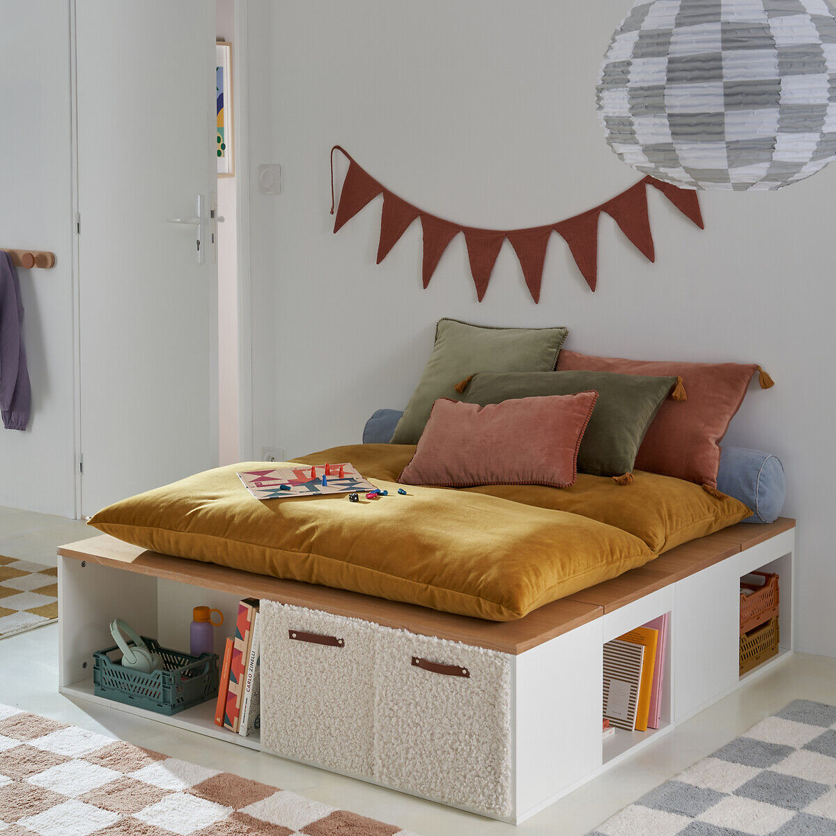LA REDOUTE INTERIEURS Housse pour matelas de sol, Velvet