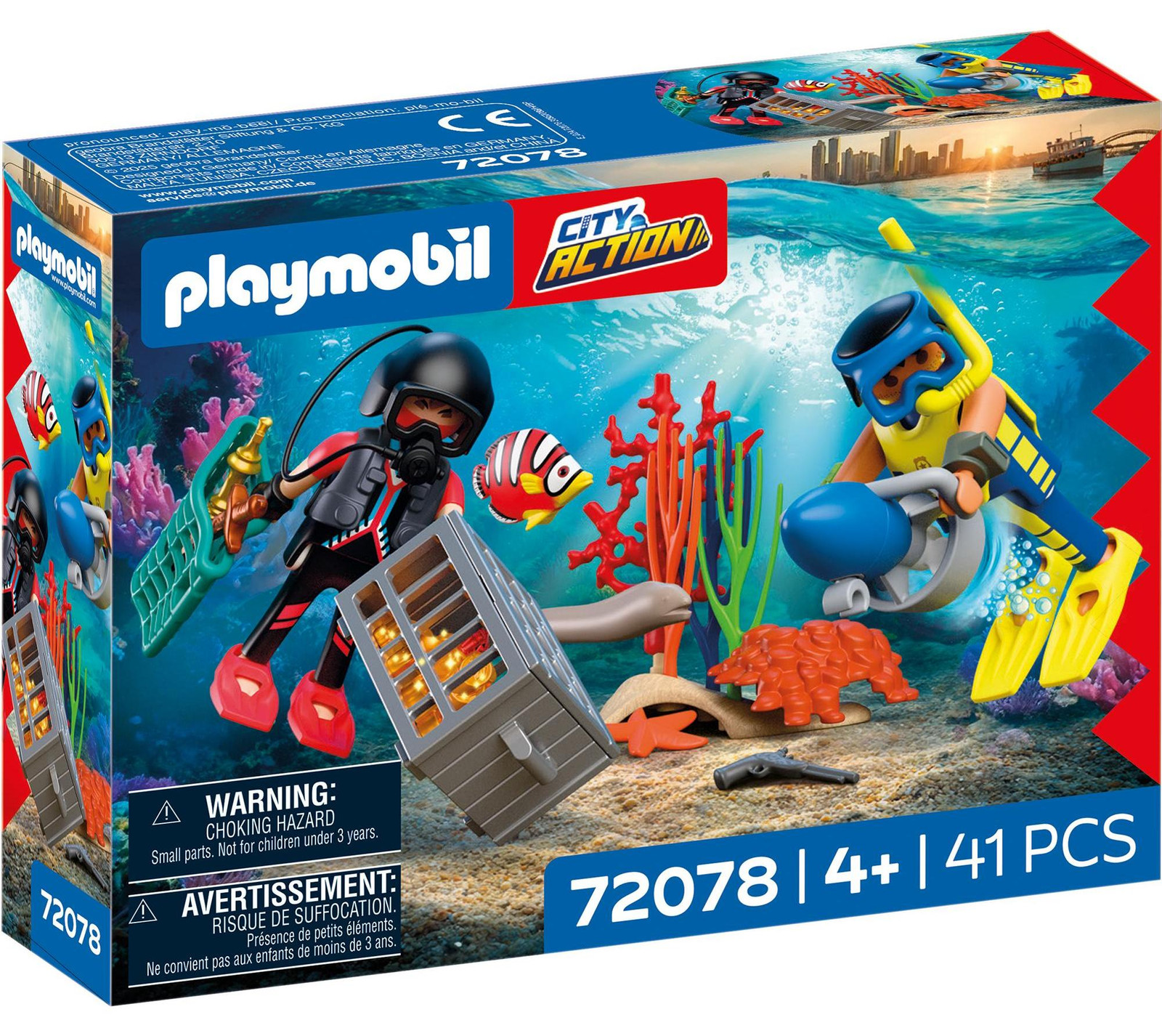 Playmobil 72078 Police Divers and Treasure